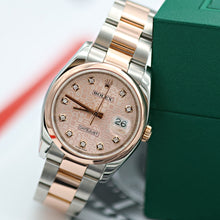 Load image into Gallery viewer, Rolex Datejust ref. 116201 Sundust Computer Dial with Diamonds - Oyster bracelet