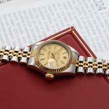 Kép betöltése a galériamegjelenítőbe: Rolex Datejust Lady ref. 69173 Steel/Gold - Champagne Dial V3 - Jubilee - Full Set