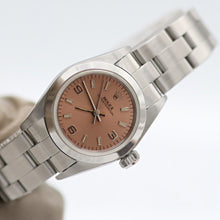 Load image into Gallery viewer, Rolex Oyster Perpetual ref. 67180 - Salmon Dial - Oyster Bracelet