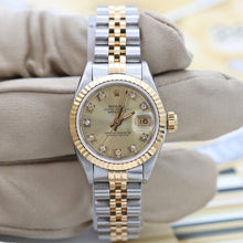 Load image into Gallery viewer, Rolex Datejust Lady ref. 69173 - Champagne Diamonds Dial - Jubilee - Full Set