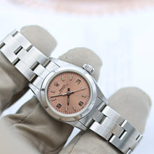 Load image into Gallery viewer, Rolex Oyster Perpetual ref. 67180 - Salmon Dial - Oyster Bracelet