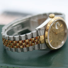 Load image into Gallery viewer, Rolex Datejust 36 ref. 16233 Champagne Circle dial - Jubilee Bracelet - Full Set