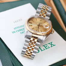 Load image into Gallery viewer, Rolex Datejust 36 ref. 16233 Tapestry dial - Jubilee Bracelet - Full Set