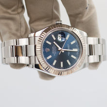 Load image into Gallery viewer, Rolex Datejust II ref. 116334 Blue Dial Oyster Bracelet - Full Set