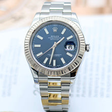 Load image into Gallery viewer, Rolex Datejust II ref. 116334 Blue Dial Oyster Bracelet - Full Set