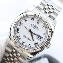 Load image into Gallery viewer, Rolex Datejust ref. 116234 White Roman Dial - Jubilee - Full Set