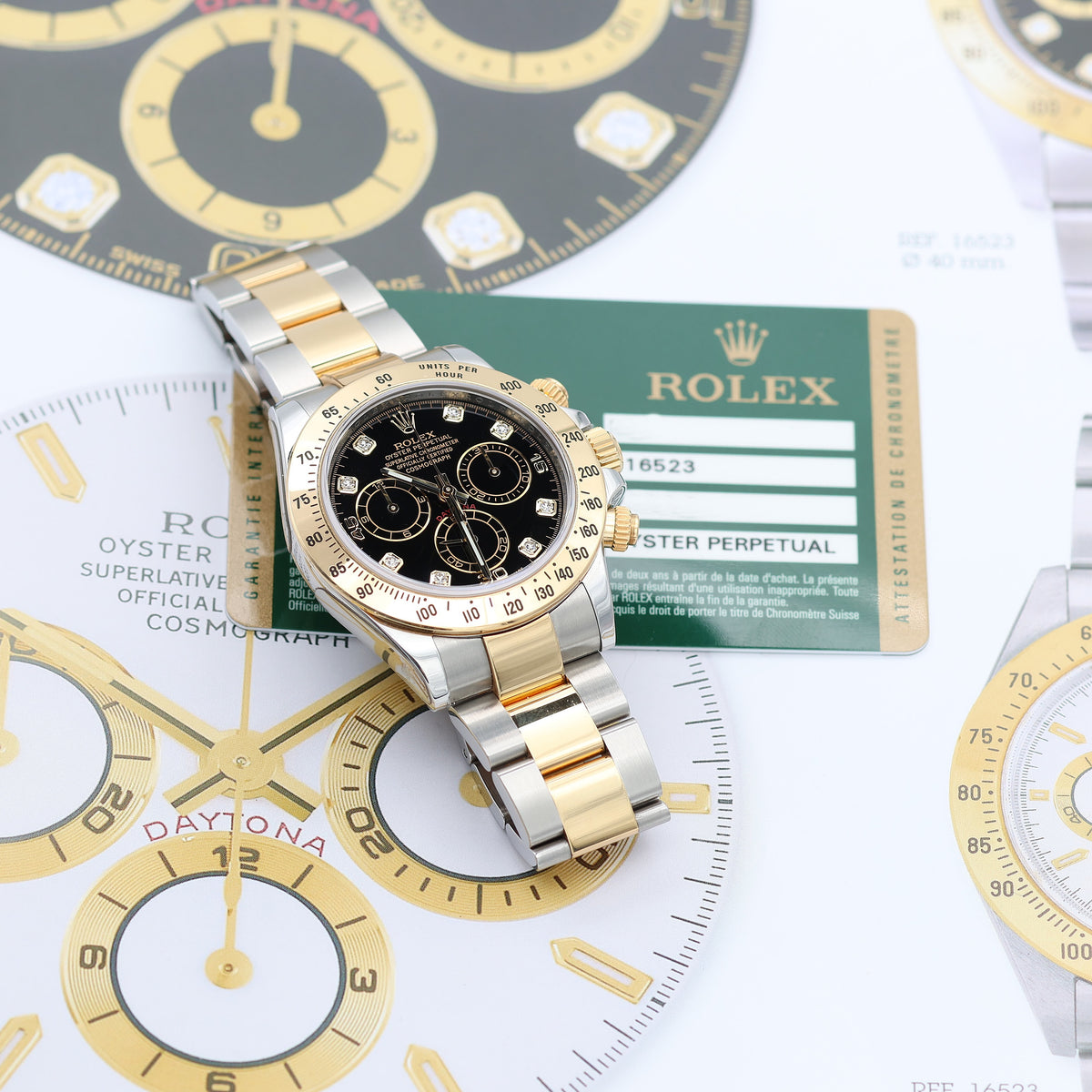 Buy Rolex Daytona ref. 116523 Black Diamonds (Full Set) – Debonar