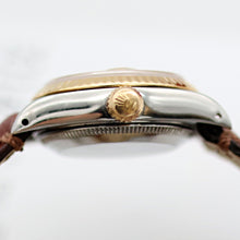 Załaduj obraz do przeglądarki galerii, Rolex Datejust Lady ref. 69173 Steel/Gold - Champagne Dial - Leather Strap