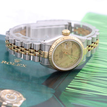 Załaduj obraz do przeglądarki galerii, ON SALE: Rolex Datejust Lady ref. 69173 Steel/Gold- Jubilee Bracelet - Champagne Roman Dial