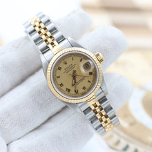 Load image into Gallery viewer, Rolex Datejust Lady ref. 69173 Steel/Gold- Jubilee Bracelet - Champagne Roman Small Dial - Full Set