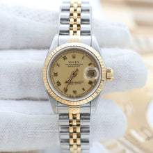 Charger l'image dans la galerie, Rolex Datejust Lady ref. 69173 Steel/Gold- Jubilee Bracelet - Champagne Roman Dial