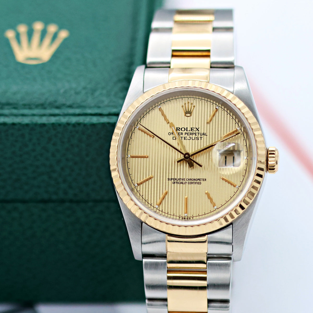 Buy Online Rolex Datejust ref. 16233 Tapestry Dial - Oyster