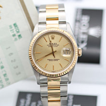 Load image into Gallery viewer, Rolex Datejust 36 ref. 16233 Tapestry dial - Oyster Bracelet - Full Set