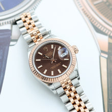 Załaduj obraz do przeglądarki galerii, Rolex Lady Datejust ref. 279171 - Chocolate Dial - Jubilee - Full Set