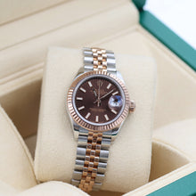Załaduj obraz do przeglądarki galerii, Rolex Lady Datejust ref. 279171 - Chocolate Dial - Jubilee - Full Set