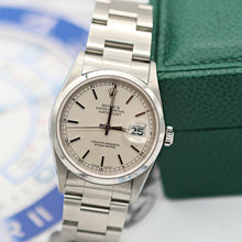 Bild in Galerie-Viewer laden, Rolex Datejust 36 Ref. 16200 Silber -Zifferblatt -Austernarmband