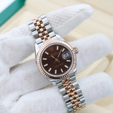 Załaduj obraz do przeglądarki galerii, Rolex Lady Datejust ref. 279171 - Chocolate Dial - Jubilee - Full Set