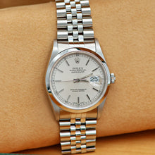 Bild in Galerie-Viewer laden, Rolex Datejust 36 ref. 16200 Silver Circle Dial - Jubilee Bracelet