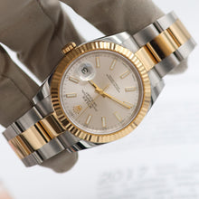 Carica l'immagine nel visualizzatore di Gallery, Rolex Datejust ref. 126333 Silver Dial Oyster bracelet - Full Set