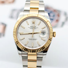 Carica l'immagine nel visualizzatore di Gallery, Rolex Datejust ref. 126333 Silver Dial Oyster bracelet - Full Set