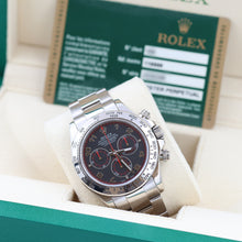 Załaduj obraz do przeglądarki galerii, Rolex Daytona ref. 116509 - Black Racing with red hands Dial - Full Set