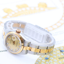 Load image into Gallery viewer, Rolex Datejust Lady ref. 69163 Steel/Gold - Oyster Bracelet - Champagne Diamonds Dial