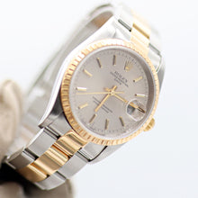 Bild in Galerie-Viewer laden, Rolex Oyster Perpetual Date ref. 15233 - Silver Dial - Oyster Bracelet