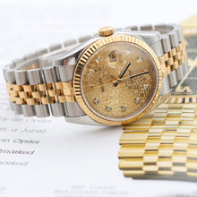 Load image into Gallery viewer, Rolex Datejust ref. 116233 Computer Champagne Diamonds Dial - Full Set