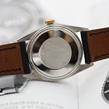 Load image into Gallery viewer, Rolex Datejust ref. 1601 - Steel/Yellow Gold - Champagne Dial - Leather strap