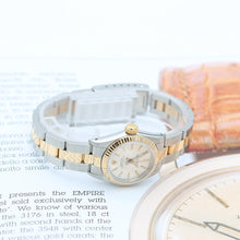 Load image into Gallery viewer, Rolex Oyster perpetual ref. 67193 Silver dial Oyster bracelet