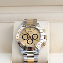 Załaduj obraz do przeglądarki galerii, Rolex Daytona ref. 16523 Steel and Gold Champagne Dial Oyster Bracelet - Full Set