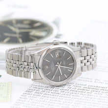 Załaduj obraz do przeglądarki galerii, Rolex Datejust ref. 1600 Grey Dial Jubilee Bracelet