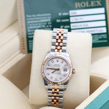 Charger l'image dans la galerie, Rolex Lady Datejust ref. 179171 Silver Diamonds - Full set