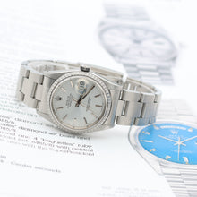 Załaduj obraz do przeglądarki galerii, Rolex ref. 16220 Silver Dial - Oyster Bracelet