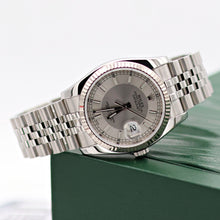 Cargar imagen en el visor de la galería, Rolex Datejust ref. 116234 Tuxedo (Silver/Grey) Dial - Jubilee - Full Set