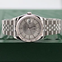 Cargar imagen en el visor de la galería, Rolex Datejust ref. 116234 Tuxedo (Silver/Grey) Dial - Jubilee - Full Set