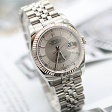 Cargar imagen en el visor de la galería, Rolex Datejust ref. 116234 Tuxedo (Silver/Grey) Dial - Jubilee - Full Set