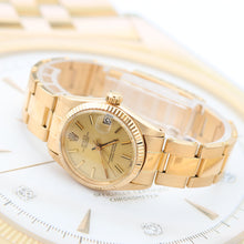 Load image into Gallery viewer, ON SALE: Rolex Datejust ref. 6827- 31mm - Champagne Dial Oyster Bracelet