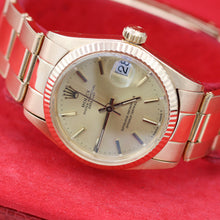 Load image into Gallery viewer, ON SALE: Rolex Datejust ref. 6827- 31mm - Champagne Dial Oyster Bracelet