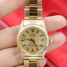 Load image into Gallery viewer, ON SALE: Rolex Datejust ref. 6827- 31mm - Champagne Dial Oyster Bracelet