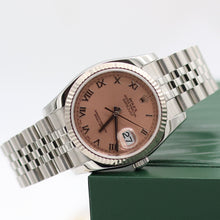 Bild in Galerie-Viewer laden, Rolex Datejust Ref. 116234 Lachs Römisches Zifferblatt - Jubiläum - Voller Satz