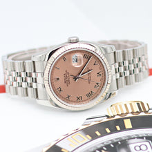 Bild in Galerie-Viewer laden, Rolex Datejust Ref. 116234 Lachs Römisches Zifferblatt - Jubiläum - Voller Satz