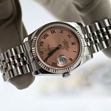 Bild in Galerie-Viewer laden, Rolex Datejust Ref. 116234 Lachs Römisches Zifferblatt - Jubiläum - Voller Satz