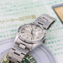 Bild in Galerie-Viewer laden, Rolex Oyster Perpetual Datum Ref. 1501 34 mm - Silber -Zifferblatt - Austernarmband