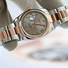 Załaduj obraz do przeglądarki galerii, Rolex Datejust ref. 116201 Grey Roman Dial Oyster bracelet