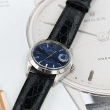 Load image into Gallery viewer, Rolex Precision Date ref. 6694 Blue Dial - Leather Strap