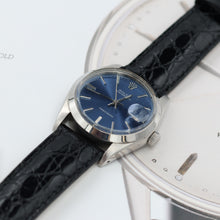 Load image into Gallery viewer, Rolex Precision Date ref. 6694 Blue Dial - Leather Strap