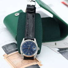 Load image into Gallery viewer, Rolex Precision Date ref. 6694 Blue Dial - Leather Strap