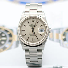 Load image into Gallery viewer, RolexDatejust ref. 16234 Silver Dial (Circle Minutes) - Oyster Bracelet