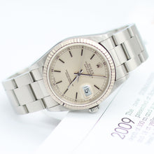 Load image into Gallery viewer, RolexDatejust ref. 16234 Silver Dial (Circle Minutes) - Oyster Bracelet
